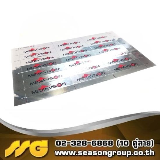 โรงพิมพ์สติกเกอร์ตามสั่ง - ซีซันกรุ๊ป - ฟอยด์เงินรับประกันสินค้า